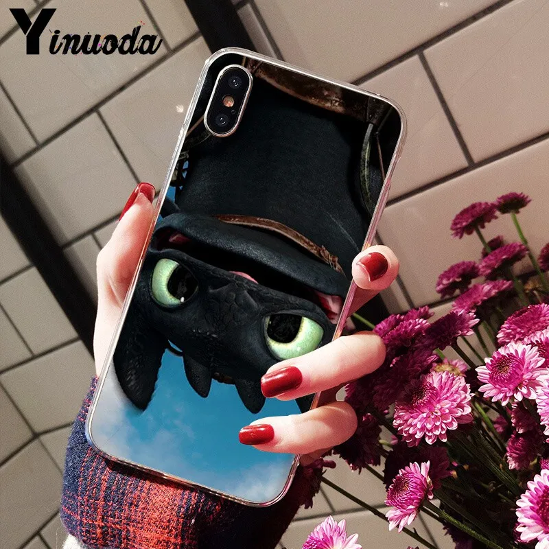 Yinuoda Беззубик Как приручить дракона HTTYD чехол для телефона Apple iPhone 8 7 6 6S Plus X XS MAX 5 5S