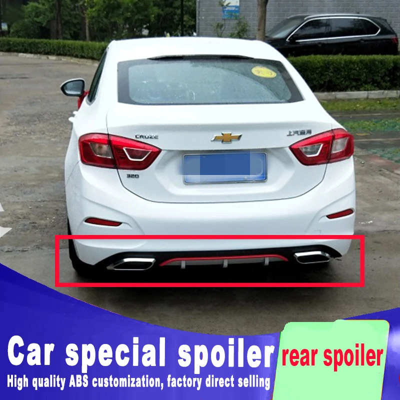 Новый модный задний спойлер 2017 2018 года для Chevrolet Cruze высококачественный большой