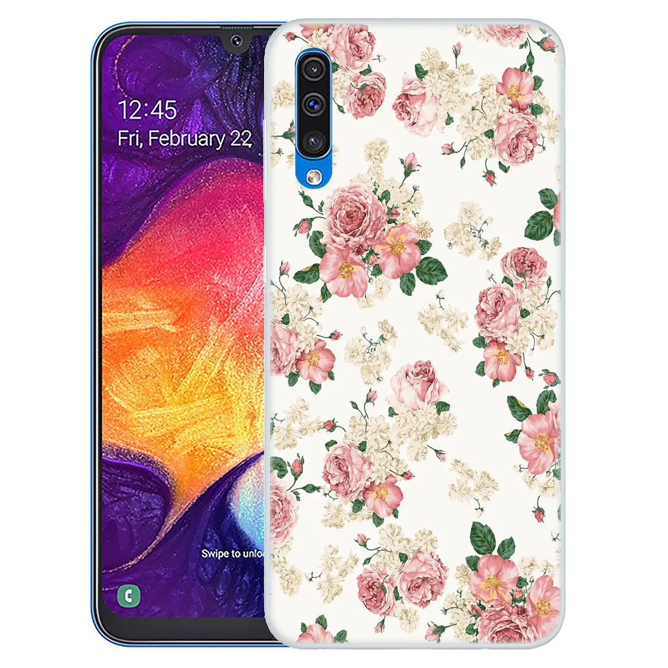 8 Lavaza красоту и украшением в виде цветка жесткий чехол для телефона для samsung Galaxy A10 A20 A30 A40 A50 A60 A70 M10 M20 M30 M40 A20e крышка - Цвет: 8