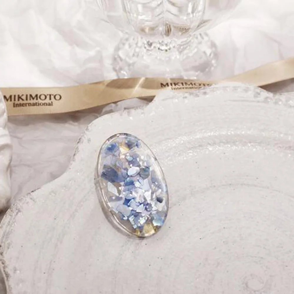 Ellipse blue Корейские Розовые заколки для волос, винтажные геометрические Овальные Заколки для волос, аксессуары для волос для женщин, японские шикарные заколки для волос - Цвет: Ellipse blue