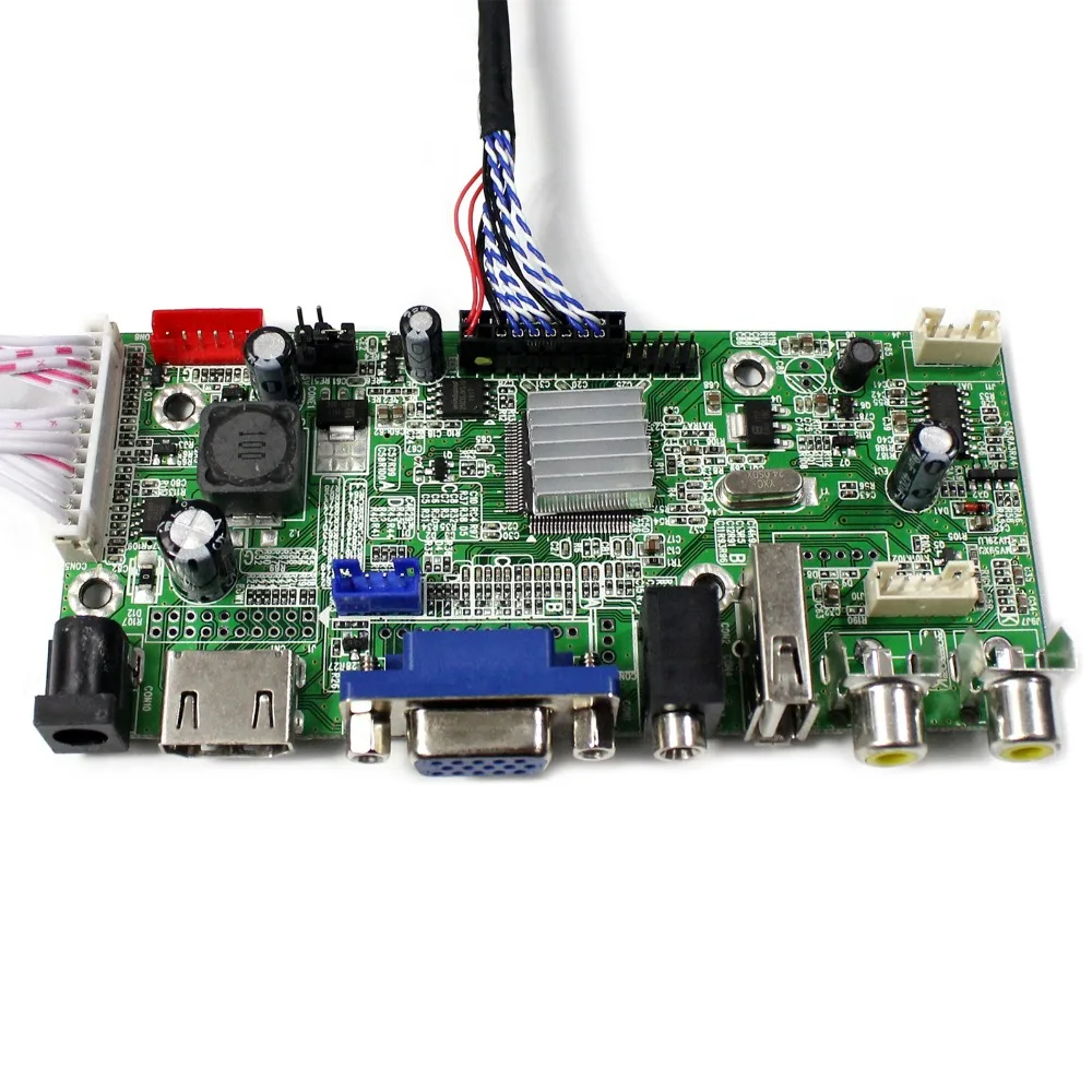 H DMI VGA 2AV плата ЖК контроллера с USB 8 дюймов 1024x600 ZJ080NA 08A сенсорным дисплеем