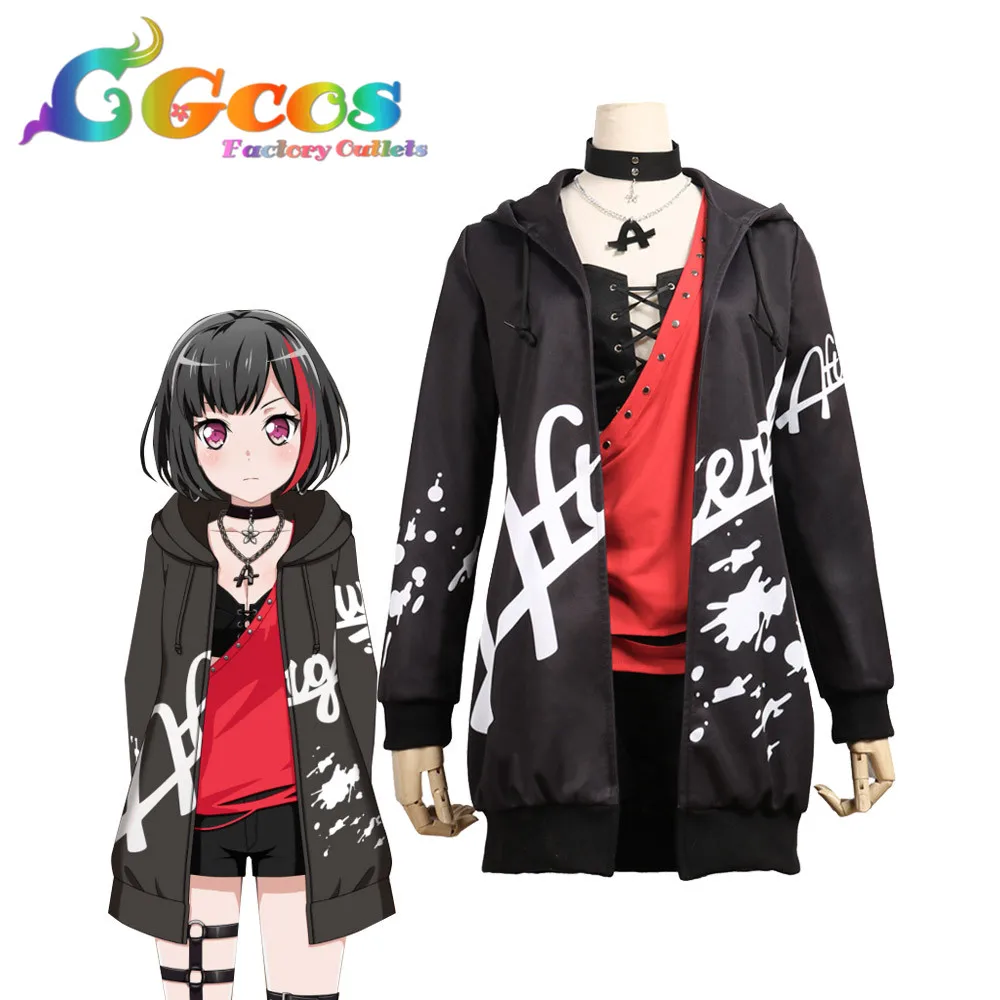 CGCOS Косплей Костюм BanG Dream! Afterglow второй ключ визуальный Mitake Ran повседневный костюм