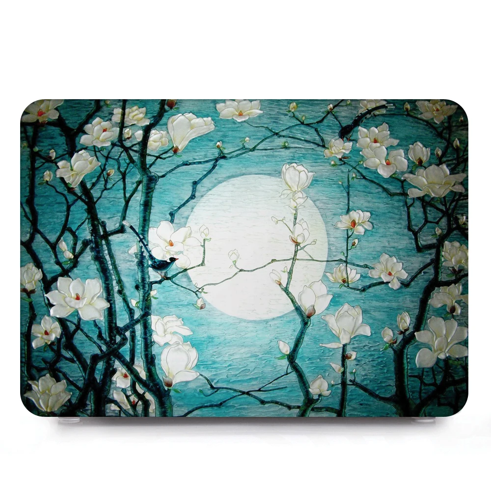 Твердый чехол с мраморными принтами + для клавиатуры нового Apple Macbook Retina 12 дюймов