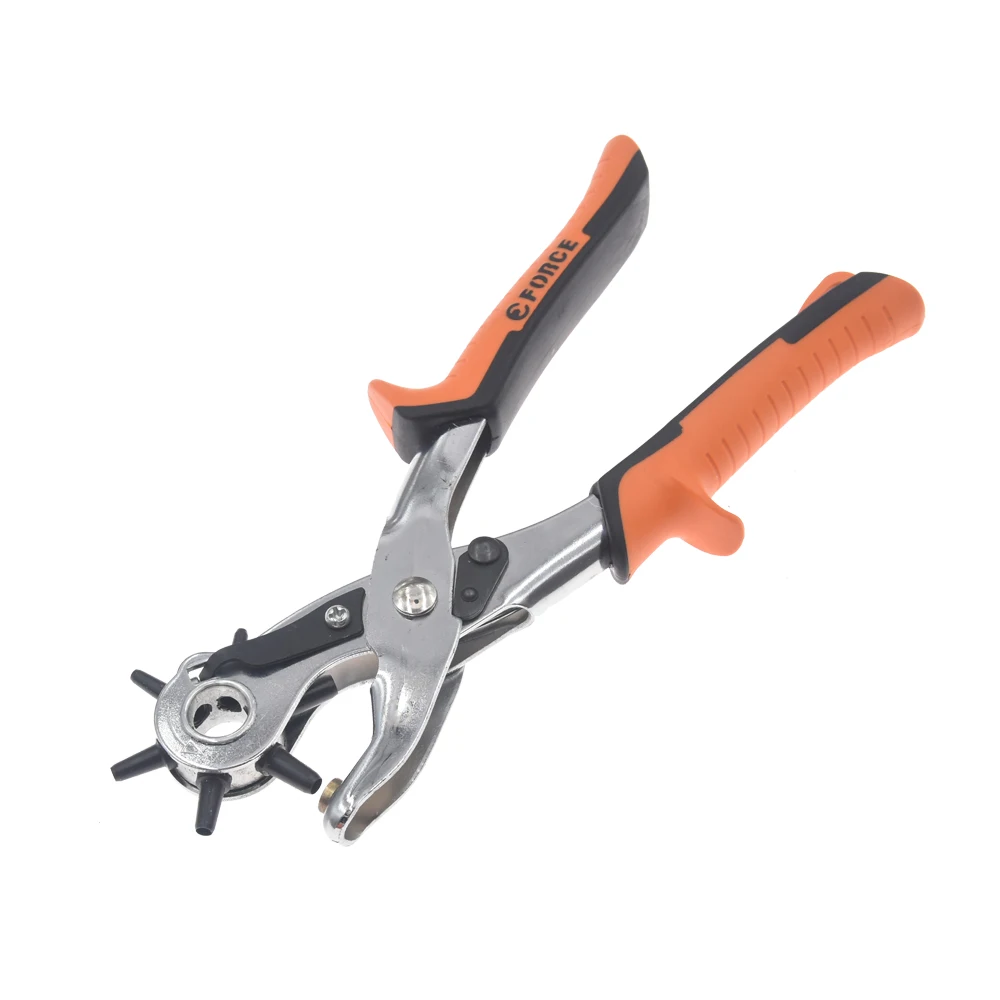 Прочный кожаный ремень плоскогубцы Дырокол перфоратор вращается швейная машина