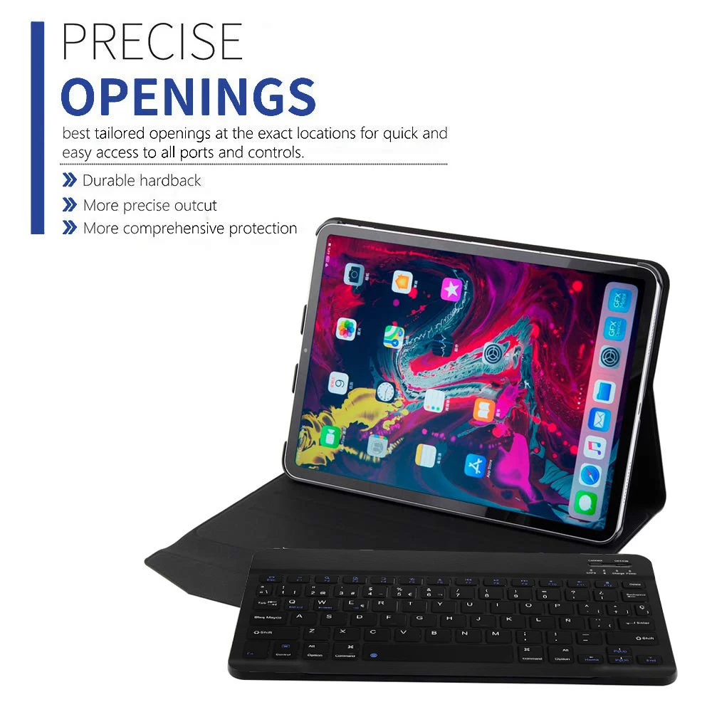 Испанская клавиатура для iPad Pro 11 чехол с клавиатурой умная подставка