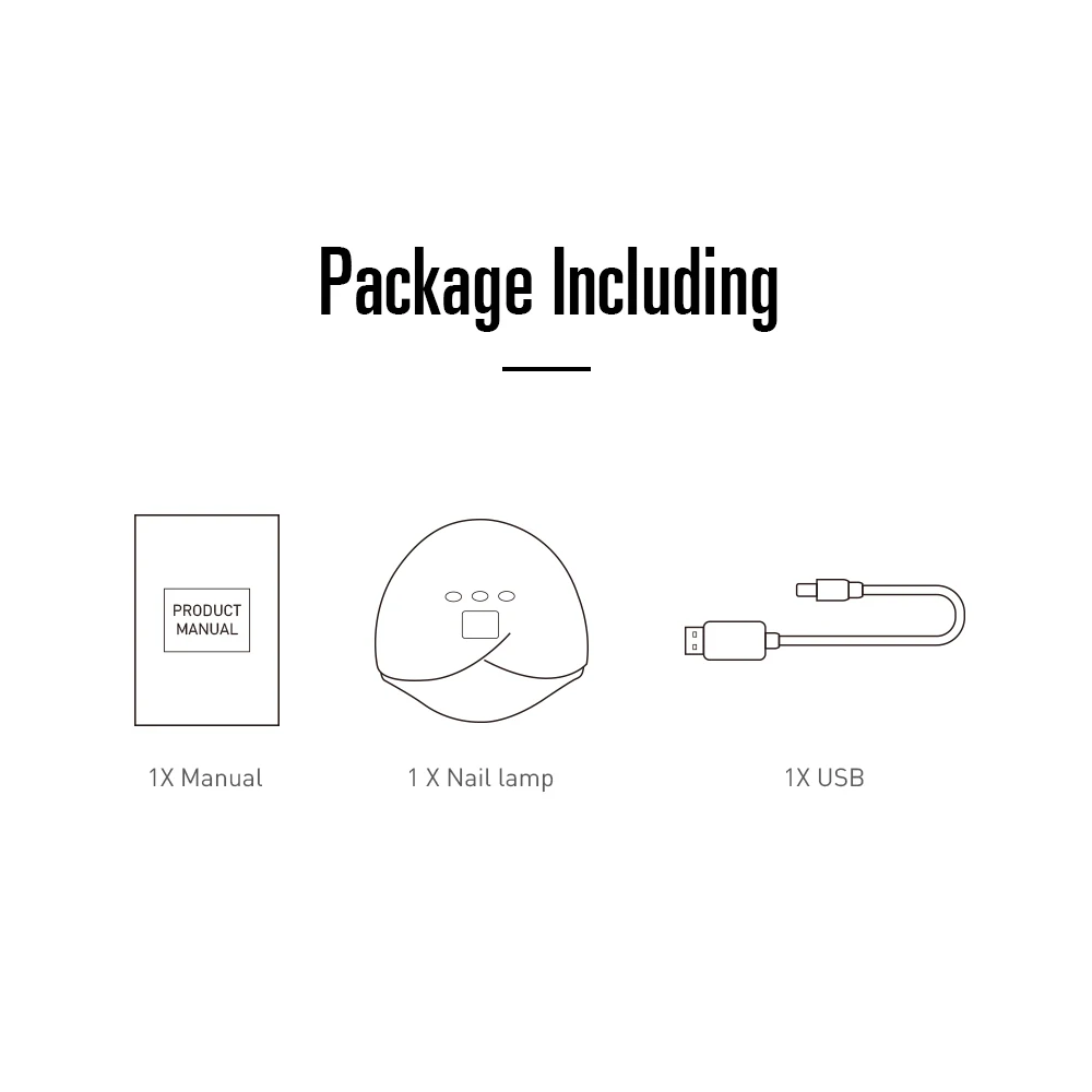 Lacheer 24 Вт УФ светодиодная лампа для сушки ногтей всех типов геля 12 светодиодов