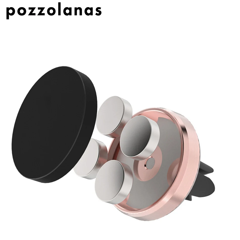 Pozzolanas Автомобильный держатель для телефона Магнитная подставка мобильного