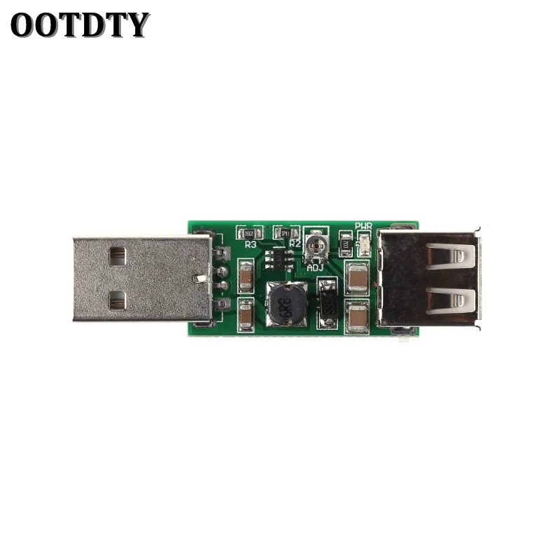 

OOTDTY DC-DC USB 5 В до 6-15 в, повышающий преобразователь напряжения модуль инверторов, регулируемый выход постоянного тока 6 в 7 в 8 в 9 в 12 В