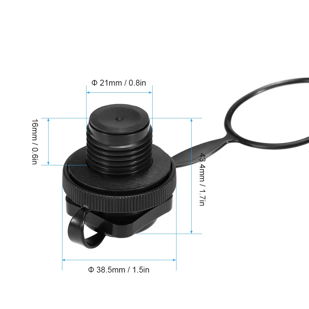 2 шт байдарка надувная лодка воздушный клапан шланг адаптер Замена винтовой для