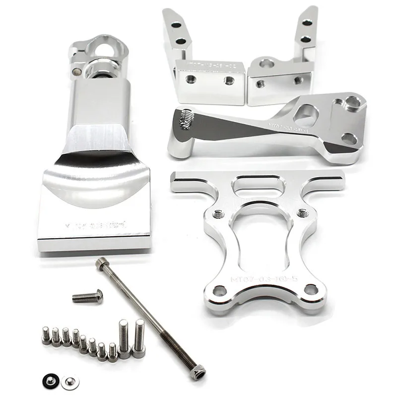 Motorcycle Steering Stabilizer Damper Adjustable Mounting Bracket Support Kit For Yamaha MT07 MT-07 FZ07 2014 2015 2016 2017 | Автомобили