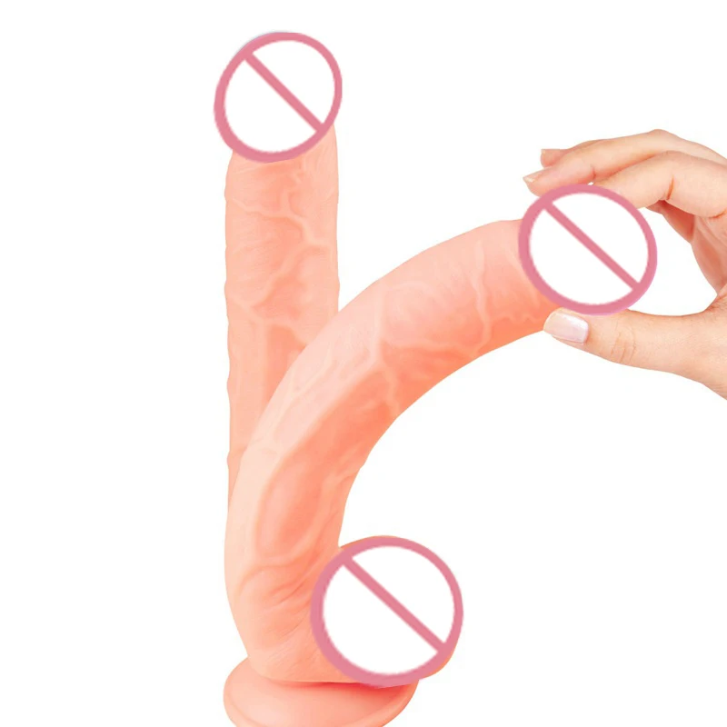 Огромный искусственный большой пенис удлиненный фаллоимитатор с мощным