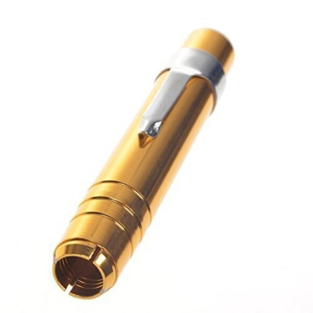 Gold 1 шт. алюминиевые держатели для мела ручка Porta Tiza зажим для мела не для очистки от пыли обучение на доске - Цвет: Gold