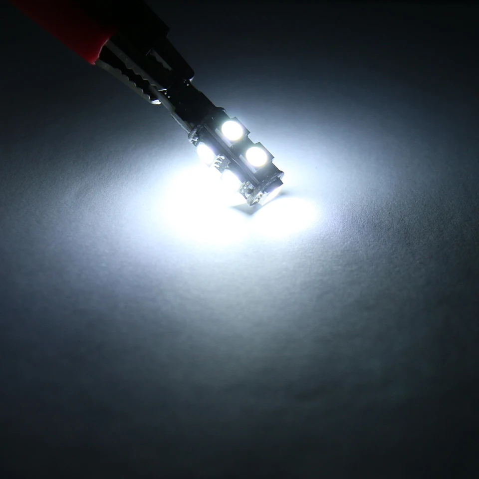 10psc T10 W5W 194 168 5050 9 SMD CANBUS безошибочный автомобильный светильник светодиодный