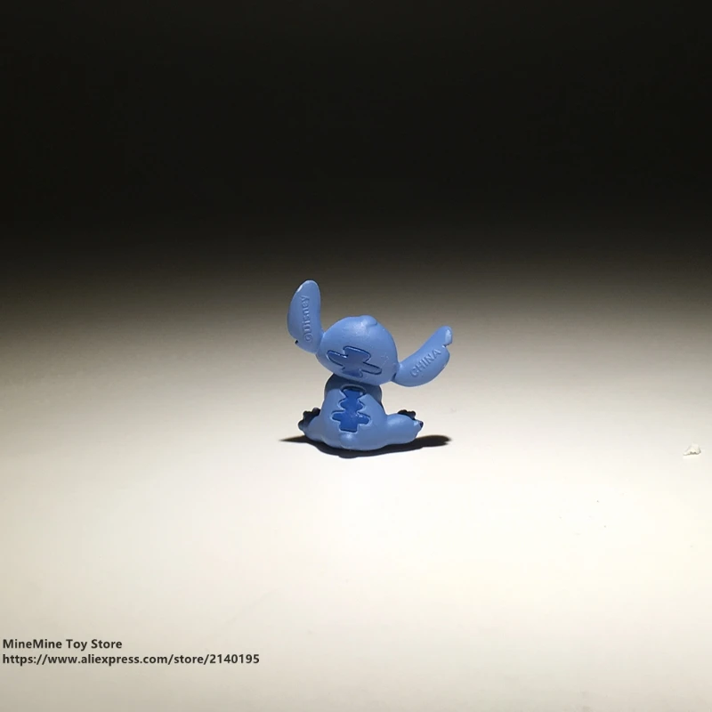 DISNEY Lilo & Stitch 3 см мини фигурка осанки коллекция украшений аниме игрушка модель для