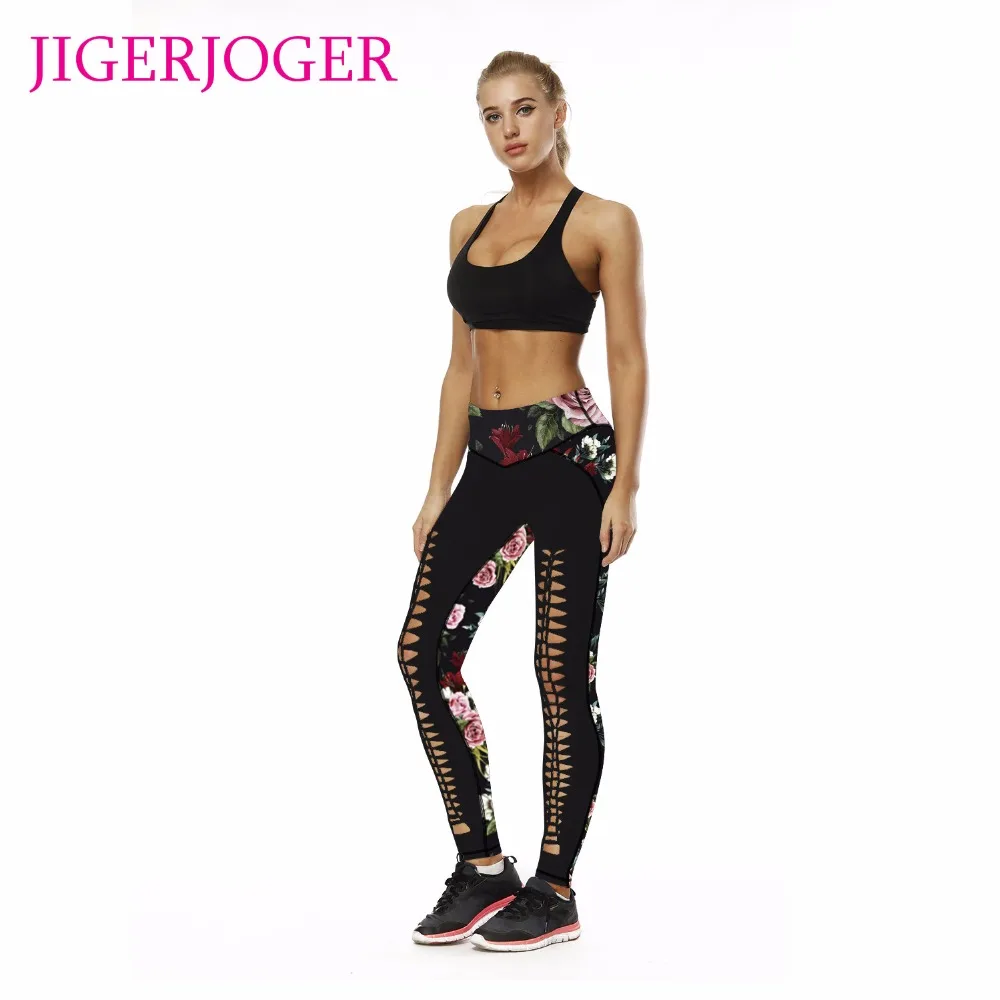 JIGERJOGER 2018 Розовые розы Цветочные Цветы 3D Печатные полые сращивания патчи женские