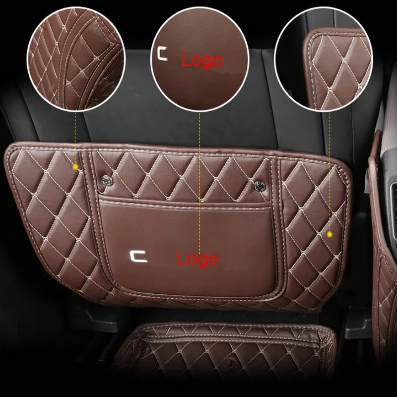 Tonlinker интерьер спинки сиденья анти грязный крышка Стикеры для Citroen C5 Aircorss 2018 19
