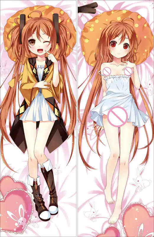

hot anime Black Bullet Characters sexy girl aihara enju & satomi rentarou throw pillow cover body Pillowcase