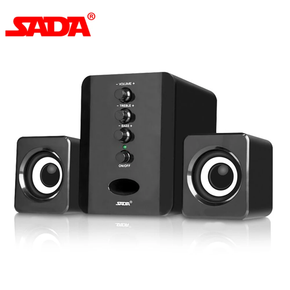 SADA D 202 динамик USB проводной комбинированный s компьютерные колонки бас стерео