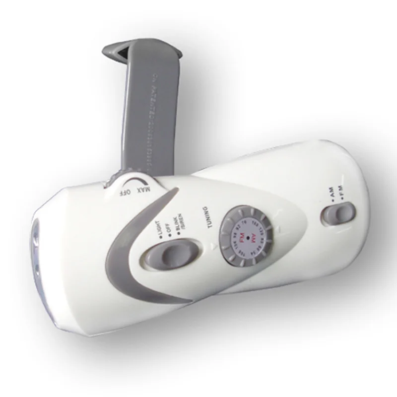 Новый 3 светодиодный ный ручной динамический мигающий фонарь с AM и FM радио