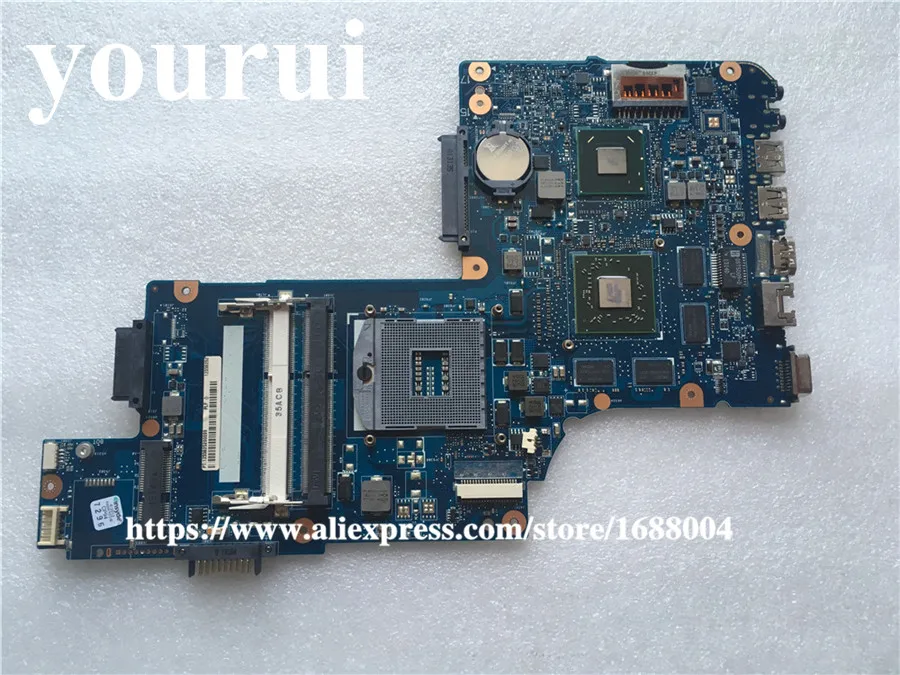 Laptop motherboard with vga chipsets For C850D L850D H000052370 Motherboard Fully Tested & Working Perfect | Компьютеры и офис