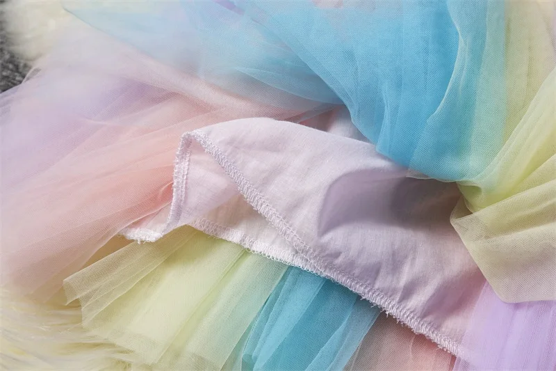 Fancy Summer Tutu Dress for Girls Dresses Kids Unicorn Vestidos Princess Birthday Party Costumes Children Clothes | Детская одежда и
