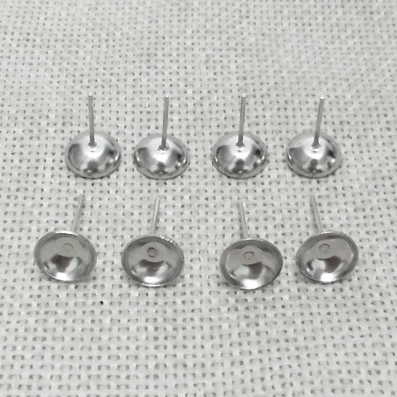 Фурнитура для сережек пустая подставка шпильки иглы приклеивающая изготовление