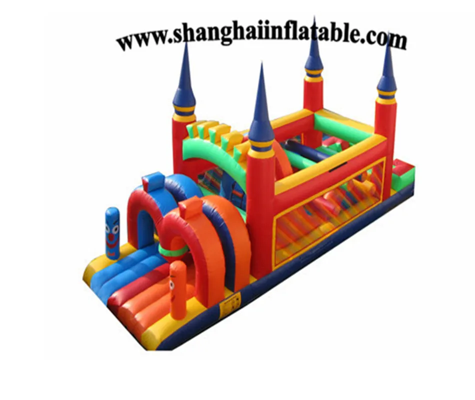 Коммерческий надувной путь препятствий Китай надувная горка для детей Батут