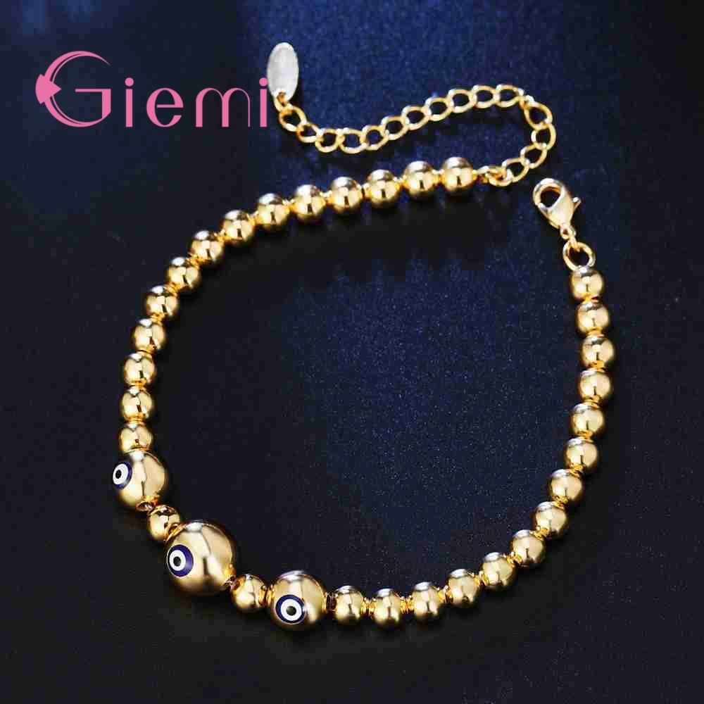 

Винтажный роскошный крутой элегантный золотой браслет ручной работы с бусинами для мужчин и женщин, подарок на день рождения