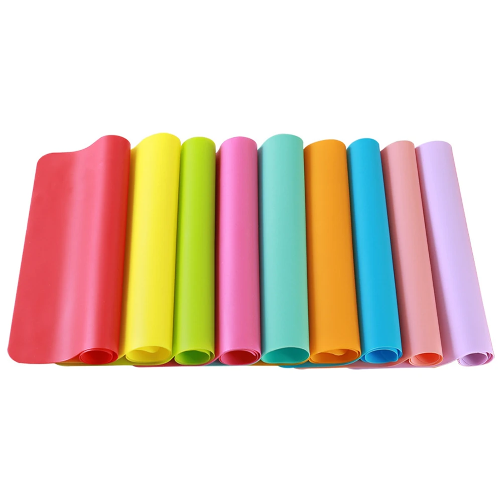 

200 pcs 40x30cm Silicone Mat Baking Liner Best Silicone Oven Mat Non Stick Heat Insulation Pad Bakeware Kid Table Mat