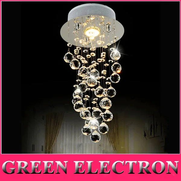 Светодиодная хрустальная люстра для спальни коридора прихожей входа бара