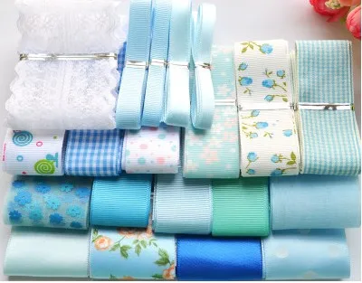 C Style Новое поступление Смешанная дизайнерская лента Набор для DIY подарок ручной работы упаковка волос бант аксессуары материалы Свадебная лента пакет D433 - Цвет: C Style