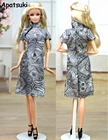 Одежда для кукол традиционное китайское платье ручной работы Qipao Vestido платье для куклы Барби Cheongsam уникальные вечерние платья