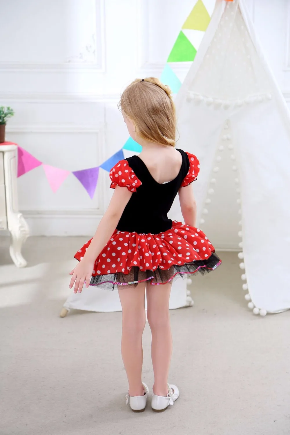 2019 Summer Kids dress Cartoon Minnie princess party costume infant clothing Polka dot baby clothes birthday girls tutu dresse | Детская