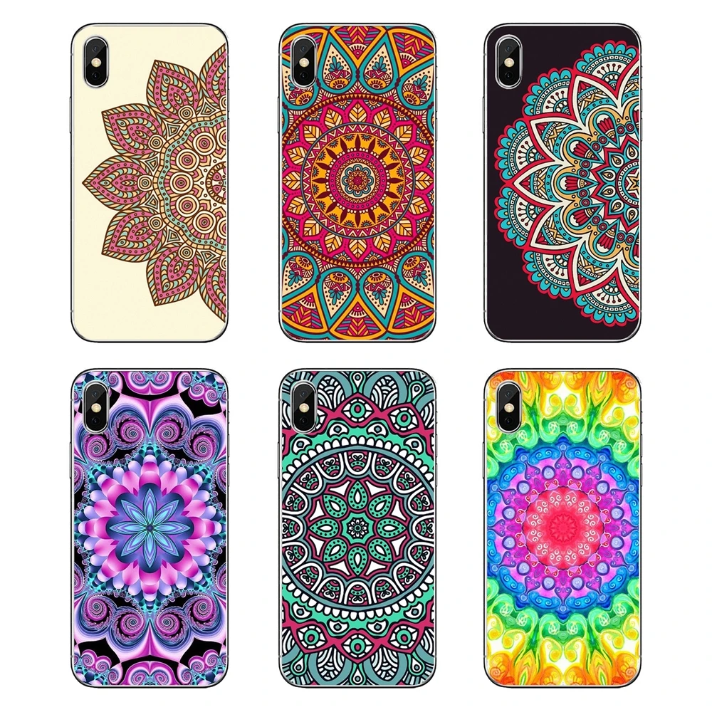 Lace Mandala Flower Floral Paisley Henna Soft Transparent Covers For Xiaomi Redmi 4X S2 3S Note 3 4 5 6 6A Por Pocophone F1 Mi |