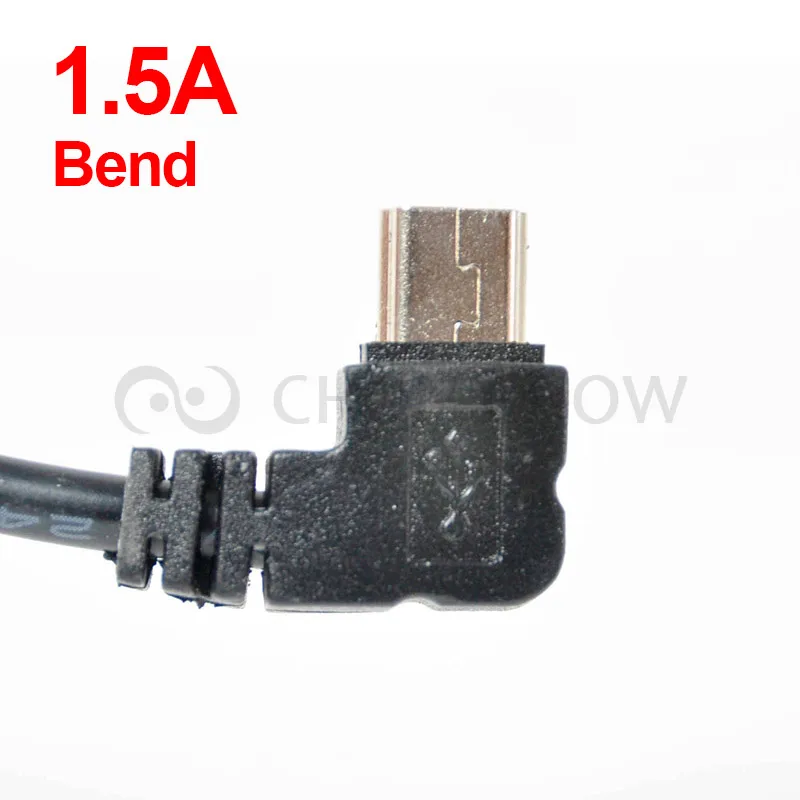 1point5A ChonChow DC 5V 1.5A мини USB Автомобильное зарядное устройство с магнитным кольцом анти-помехи для gps/DVR камера вход 12-24 В длина кабеля 3,5 м - Название цвета: 1point5A
