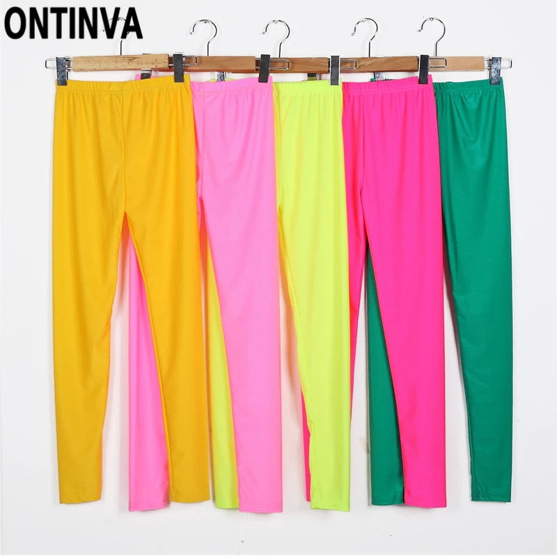 Размеры s, m, l, xl, XL, тонкие леггинсы для женщин, яркие цвета, для девушек, неоновые, желтые, оранжевые, розовые, белые леггинсы, для фитнеса, леггинсы-карандаш, леггинсы