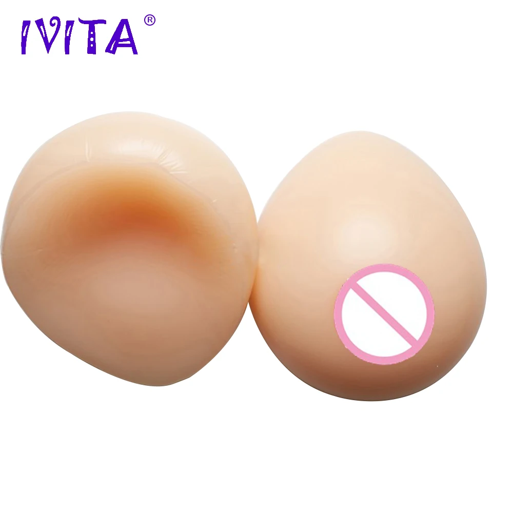 IVITA 1200 г поддельные реалистичные силиконовые груди формирует Трансвестит