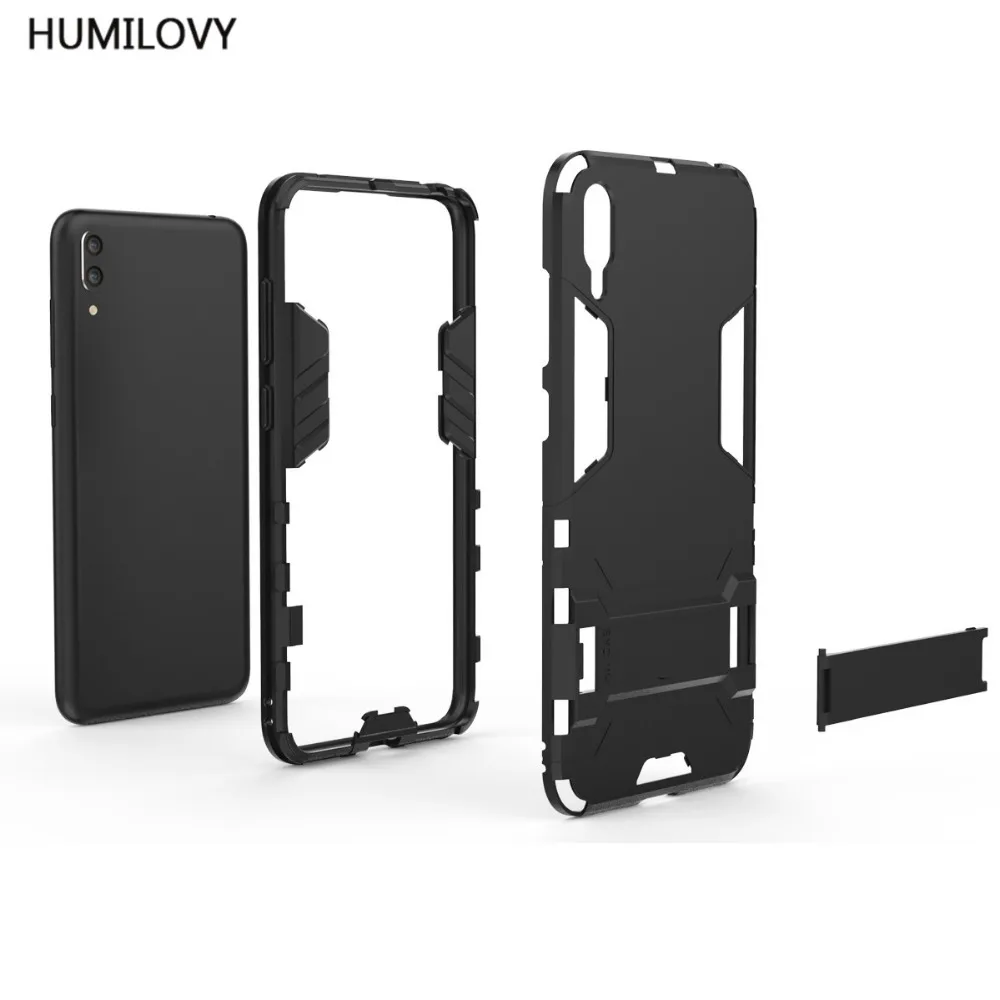 Для Huawei Enjoy 9 чехол силиконовый резиновый робот Броня Жесткий ПК для задней панели