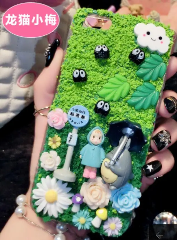 Симпатичные Сейлор Мун 3D Kawaii Decoden взбитые сливки чехол для телефона iPhone 7 Чехол |
