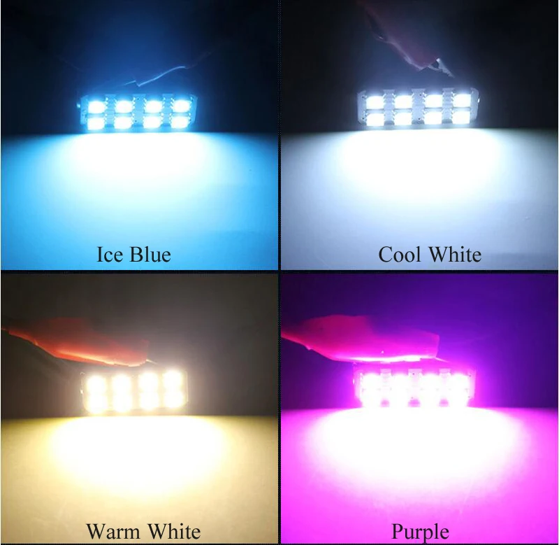 New Arrival Original T10 Socket LED Reading Lights Updated Modification For HONDA CIVIC Sedan 10TH 2016 2017 Trunk Lamp 4pcs/set |