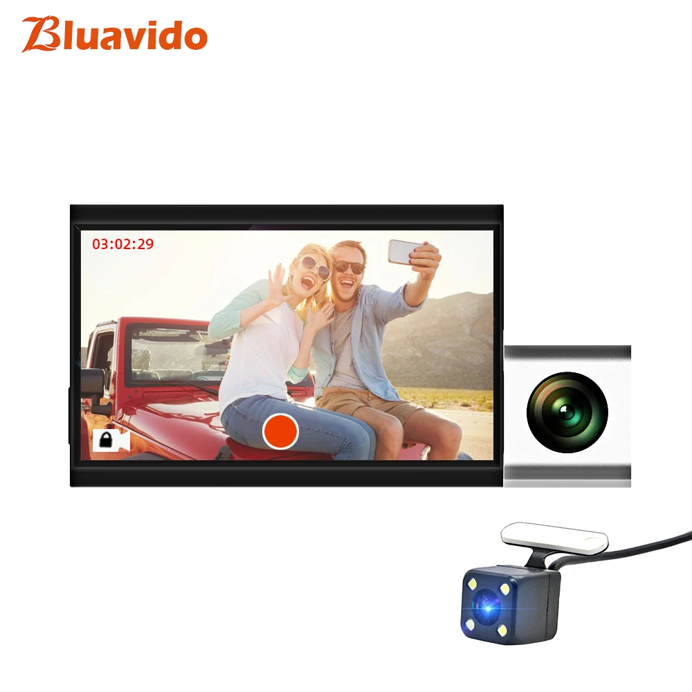 Bluavido 3g Автомобильный видеорегистратор Камера gps трекер Full HD 1080P WDR авто видео регистратор рекордер ночное видение g-сенсор дистанционный монитор