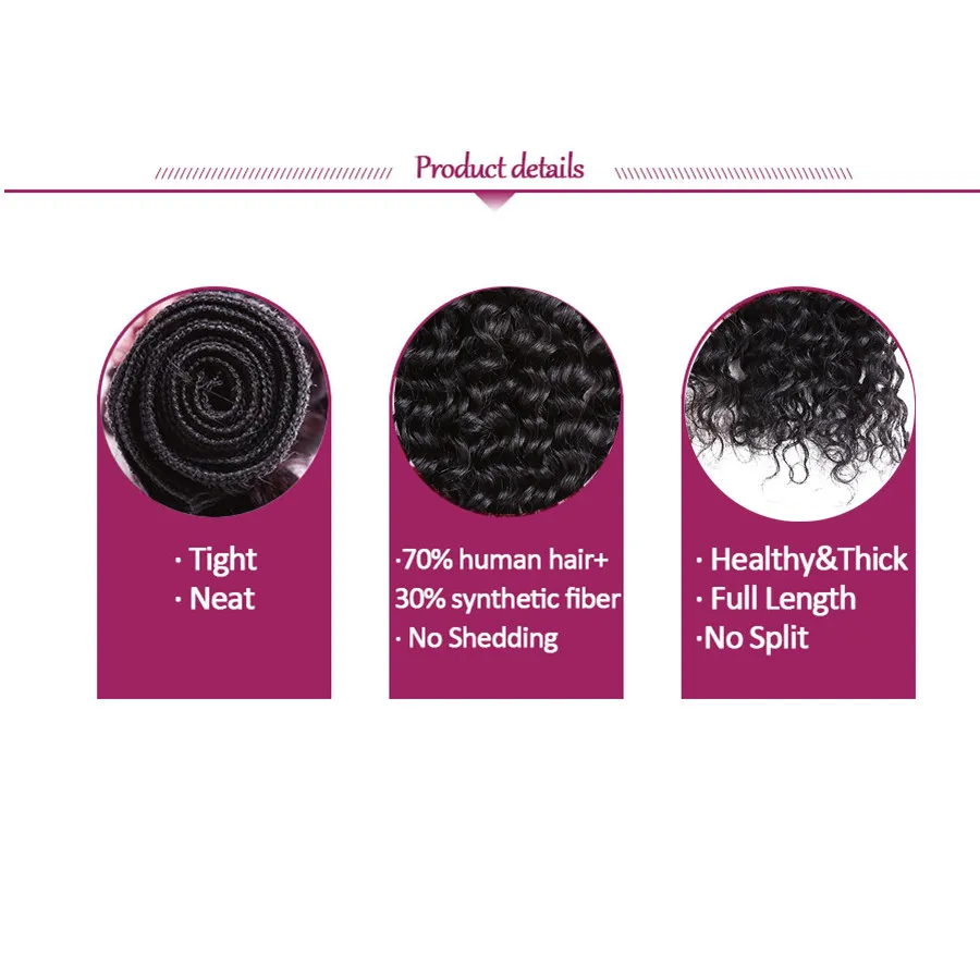 8-14 Deep Wave Ombre Hair Bundles - Burgundy Synthetic Short Sew in Hair Extensions (Heat Resistant) | 8pcs/Pack image 6