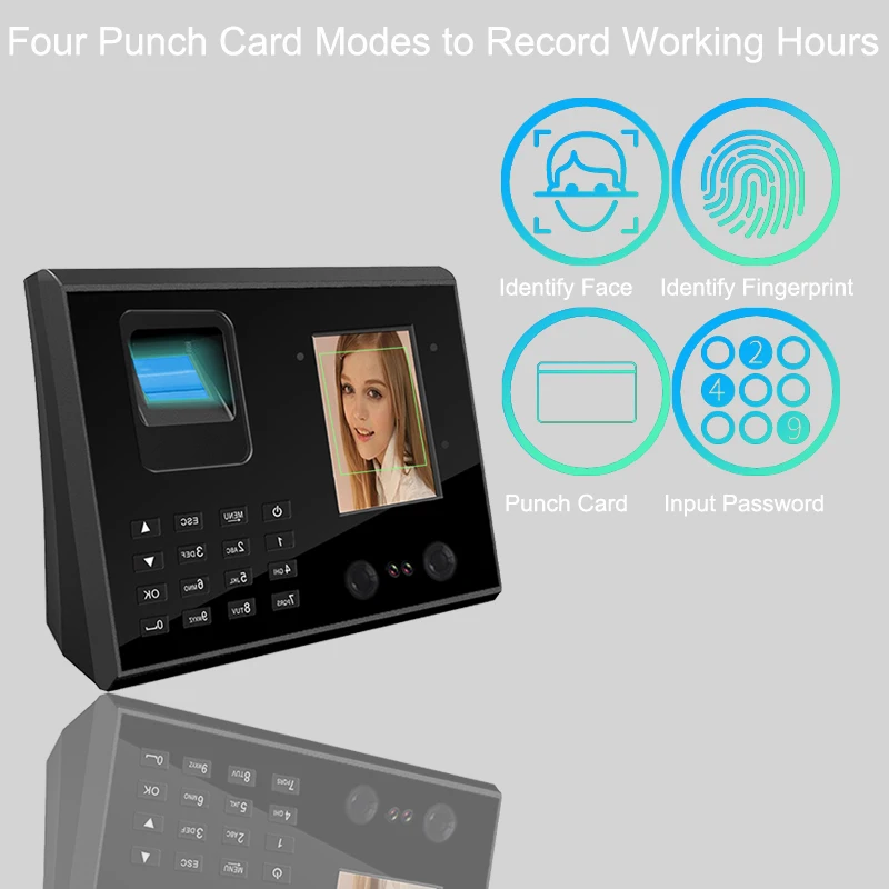 Биометрический отпечаток лица Eseye часы TCP/IP USB контроль времени управление