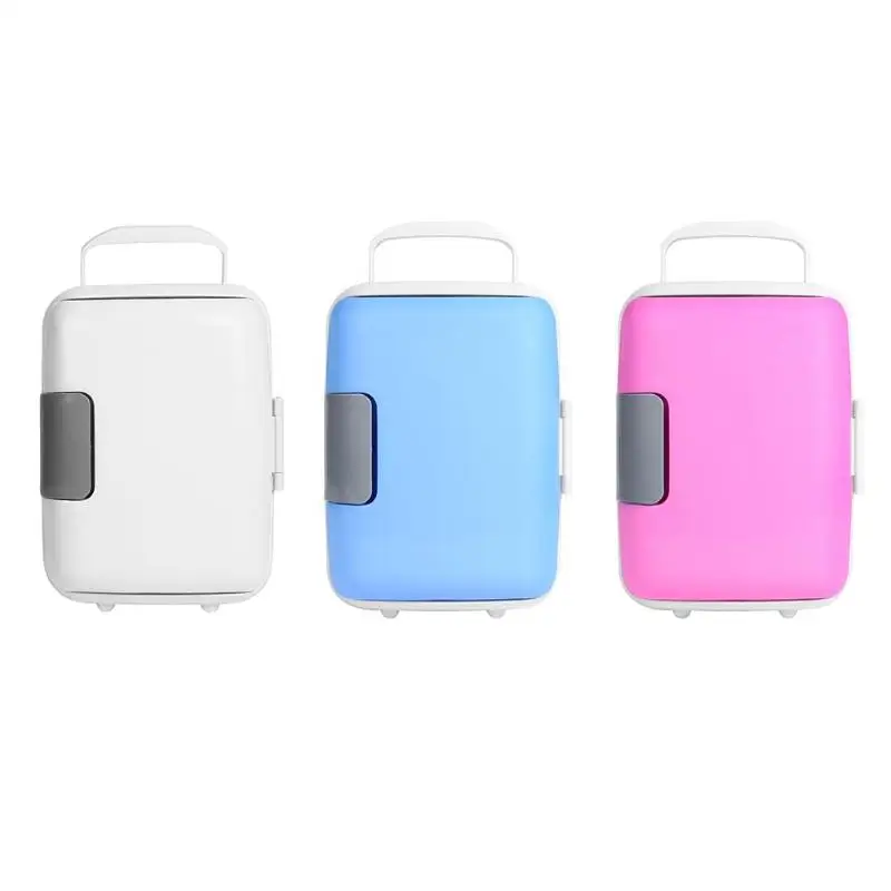 Двойной Автомобильный домашний мини холодильник 4L с морозильной камерой