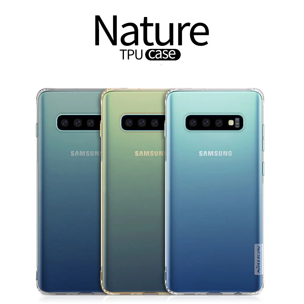 Nillkin Прозрачный чехол для samsung Galaxy S10 S10e противоударный чехол-бампер для Galaxy S10 Plus тонкий ТПУ защитный чехол S10