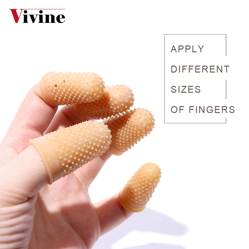 VIVINE 12 шт конус Profle Nail Art латексная защита для пальцев 3 Размера Резиновые палочки