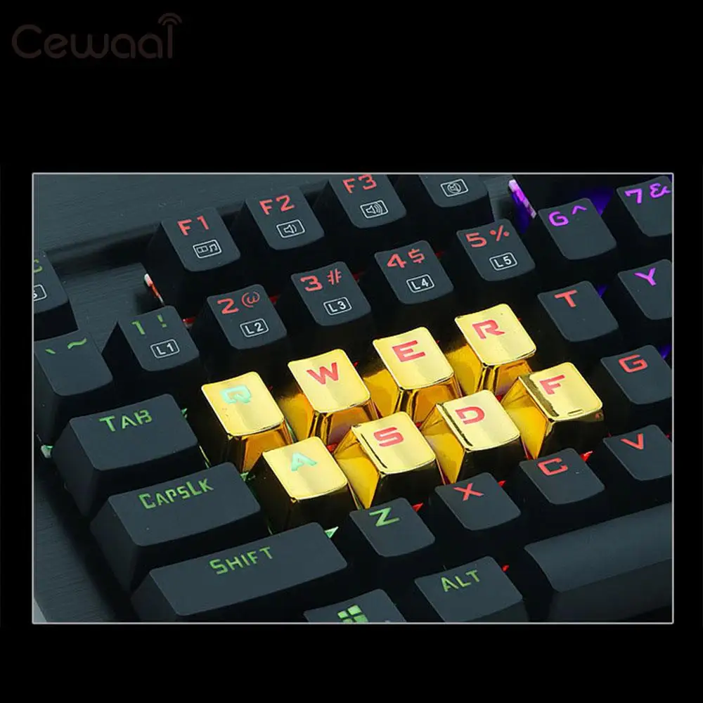 Cewaal универсальные защитные механические колпачки для клавиш PBT покрытие 12
