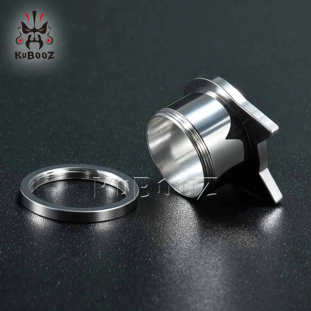 KUBOOZ ушные измерители серьги с винтовой застежкой пирсинг пробки тоннели носилки из нержавеющей стали модные ювелирные расширители тела шпильки для женщин и мужчин