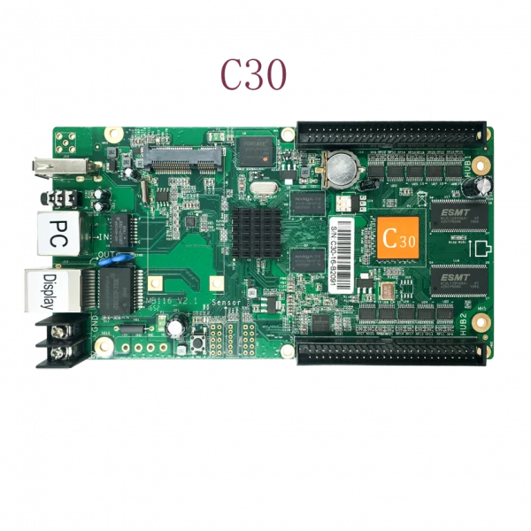 Асинхронная карта HD-C10 HUB75 интерфейс передачи данных RGB полноцветный светодиодный дисплей контрольная карта, 112x1024 пикселей, wifi LAN Карта контроля USB