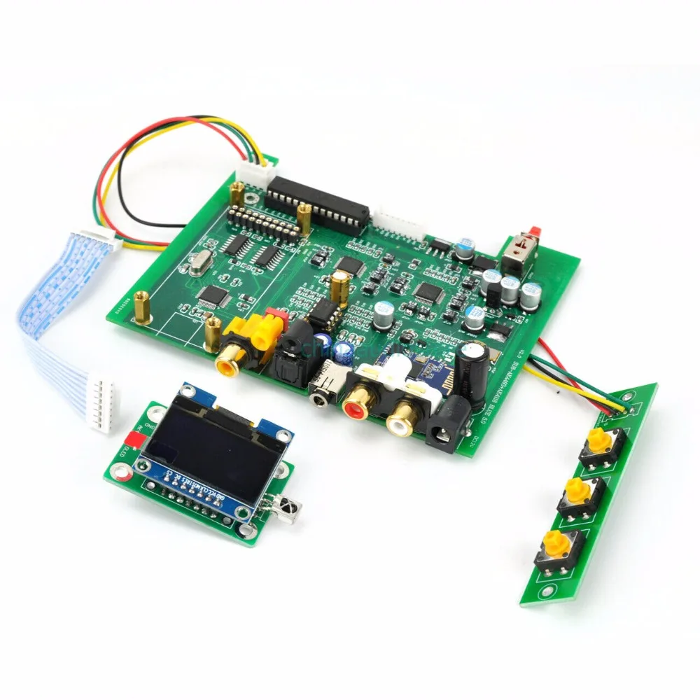HIFI двойной AK4493EQ DSD ЦАП Bluetooth 5,0 беспроводной плеер AK4493 ЦАП XMOS Amanero USB LME49720 olamp OLED дисплей